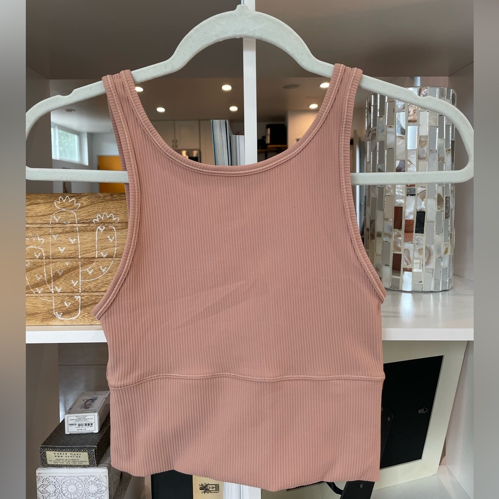 lululemon Ribbed Tank Top in Dusty Rose